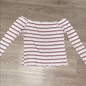 Long sleeve crop top